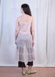 Baby Pink Lace Slip Dress