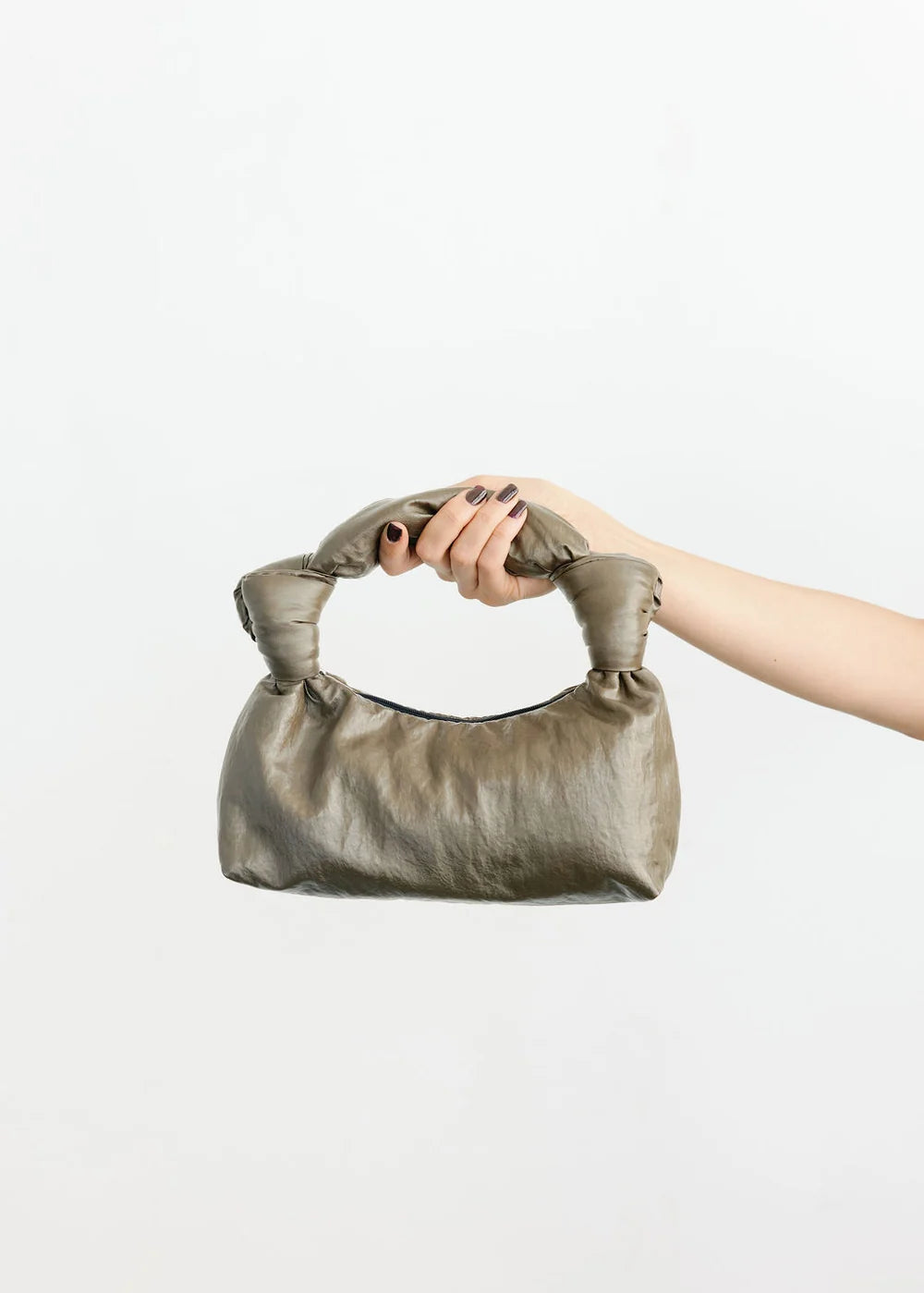 Bambi Bag in Metallic Moss 