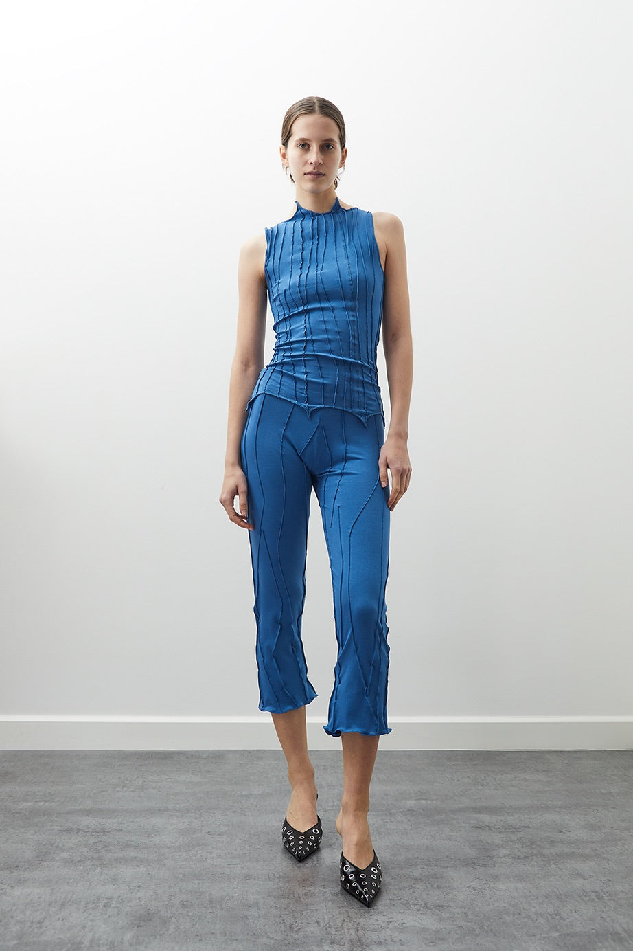 Mariola Homoncik Barbele Tank Top Indigo