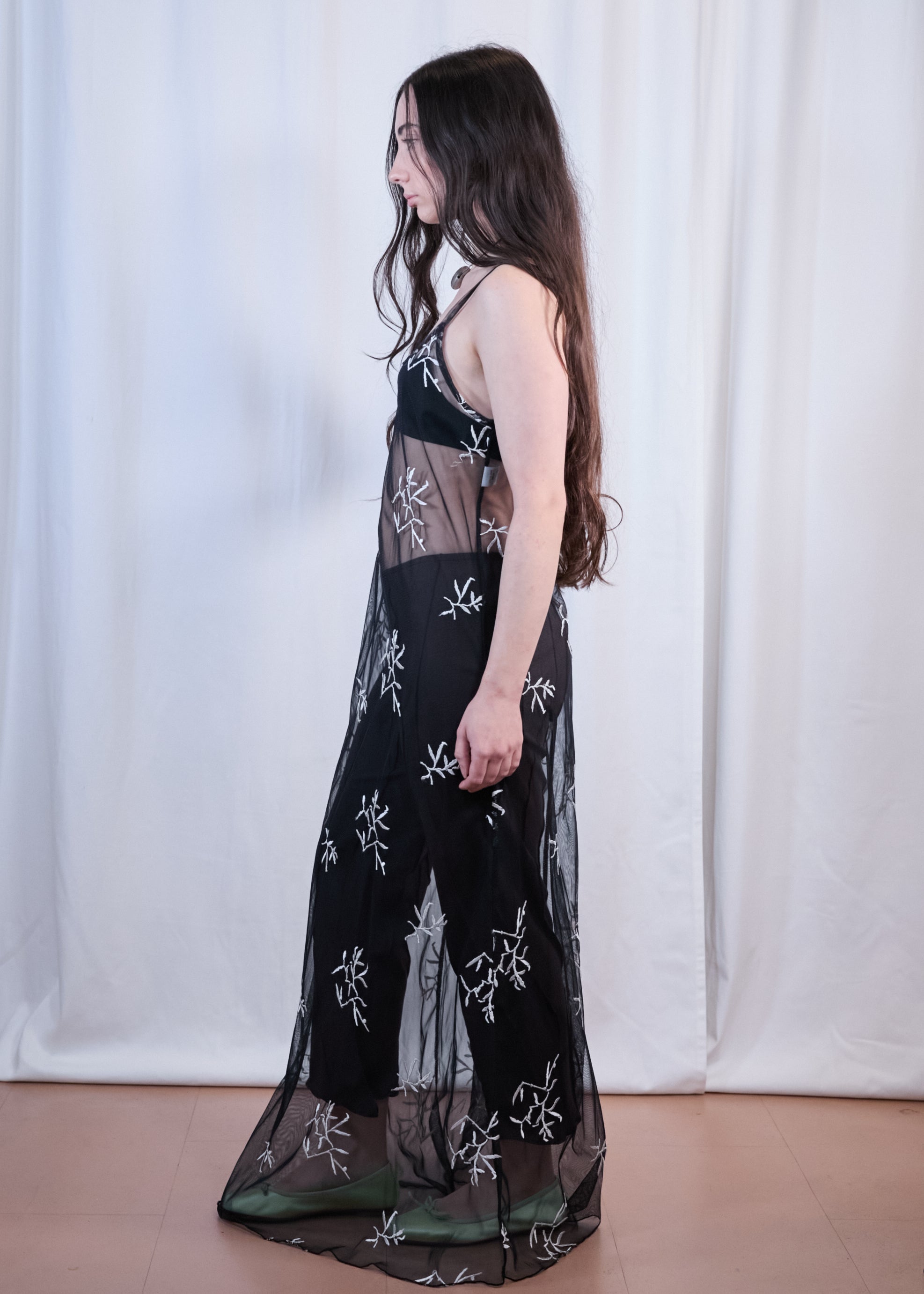 Black Lace Dress Floral