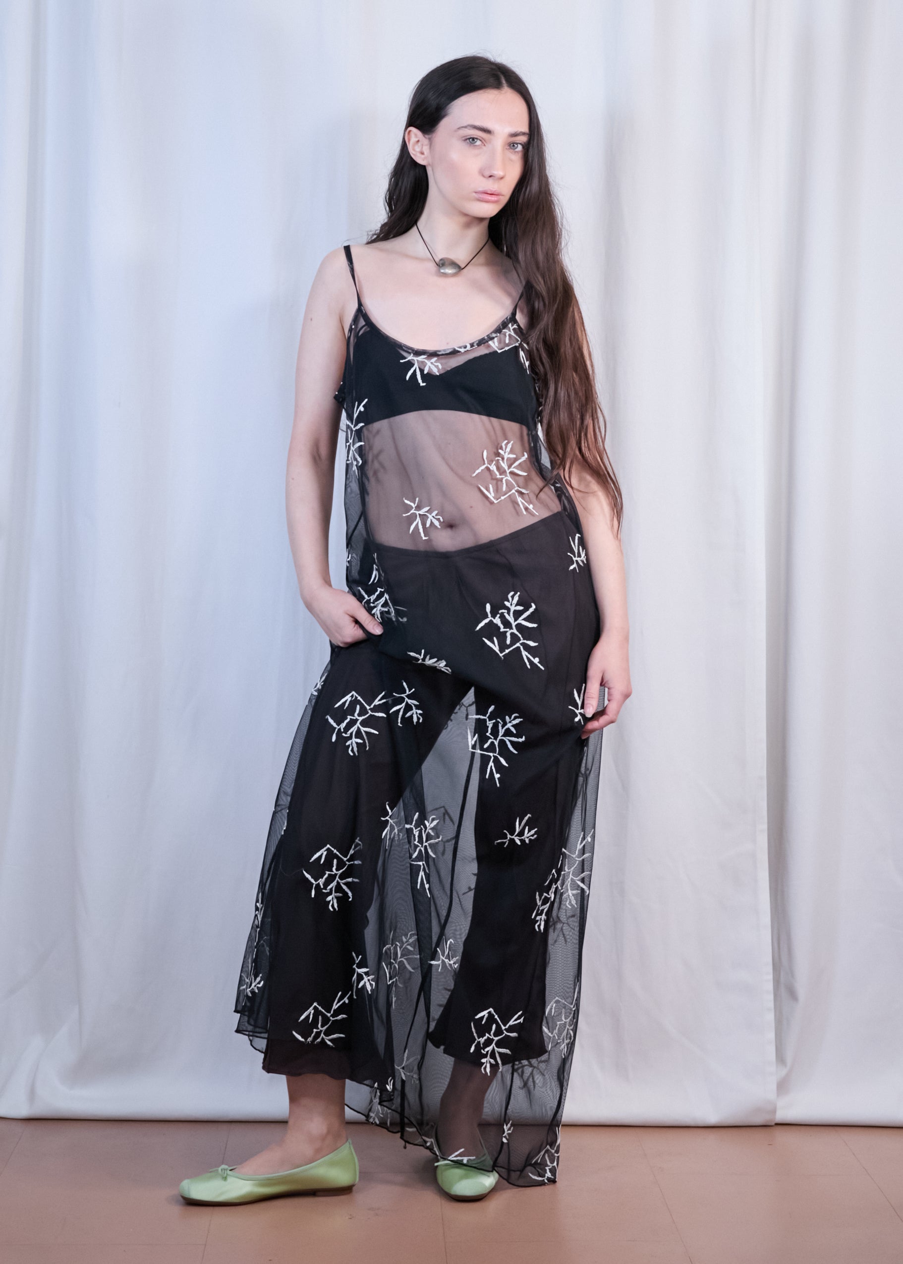 Black Lace Dress Floral