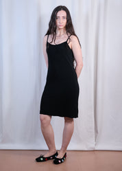 Black Sparkle Mini Dress