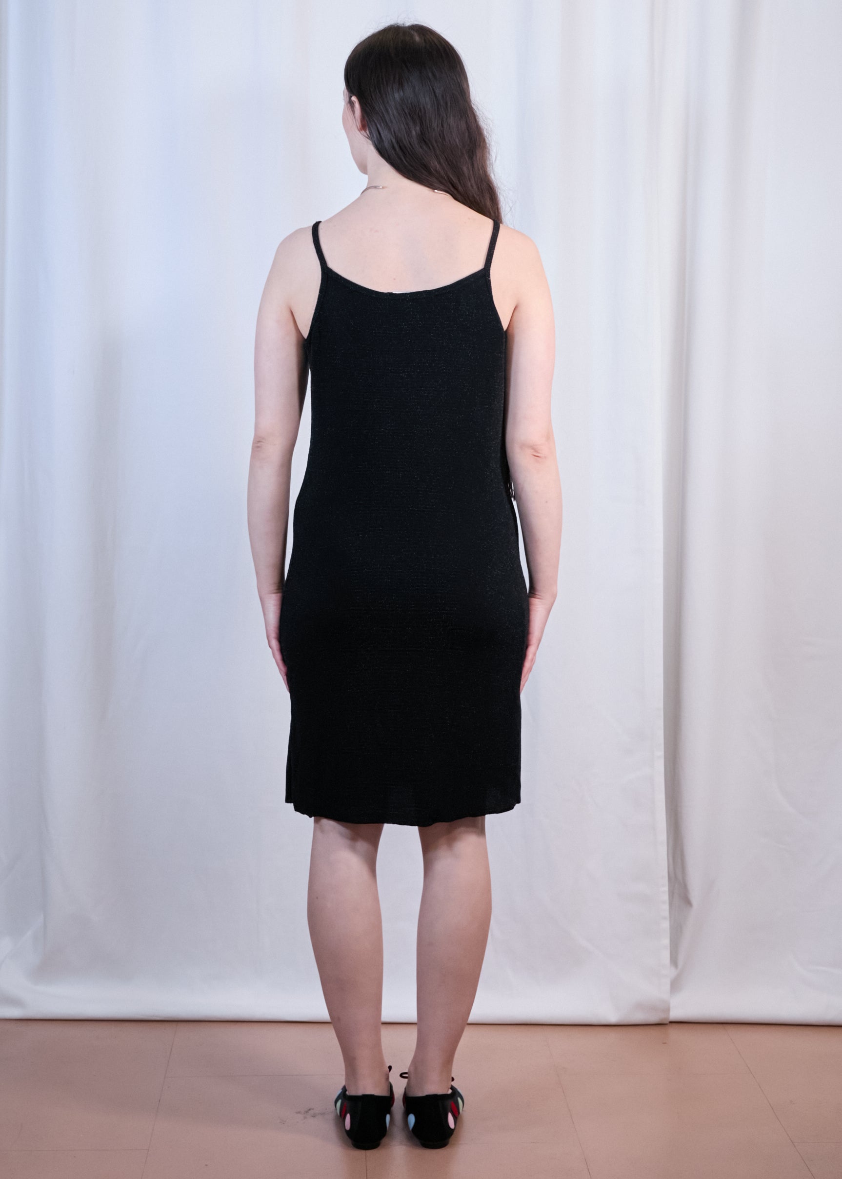 Black Sparkle Mini Dress