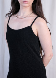 Black Sparkle Mini Dress
