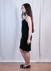 Black Sparkle Mini Dress