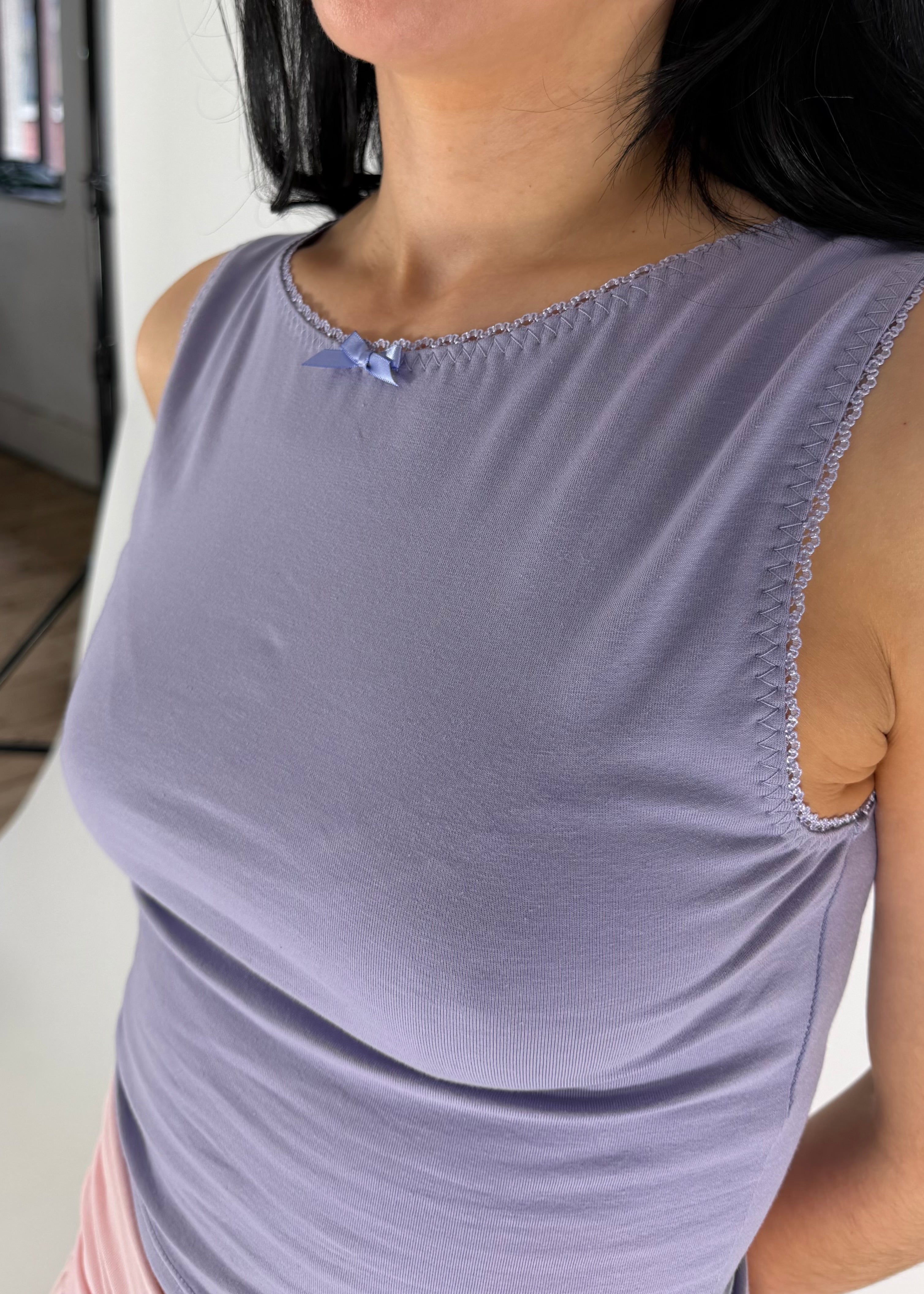 Lilac Audrey Tank