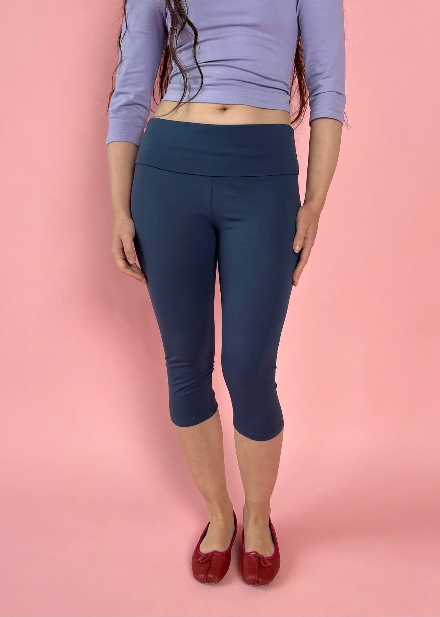 Carly Capris Denim Blue