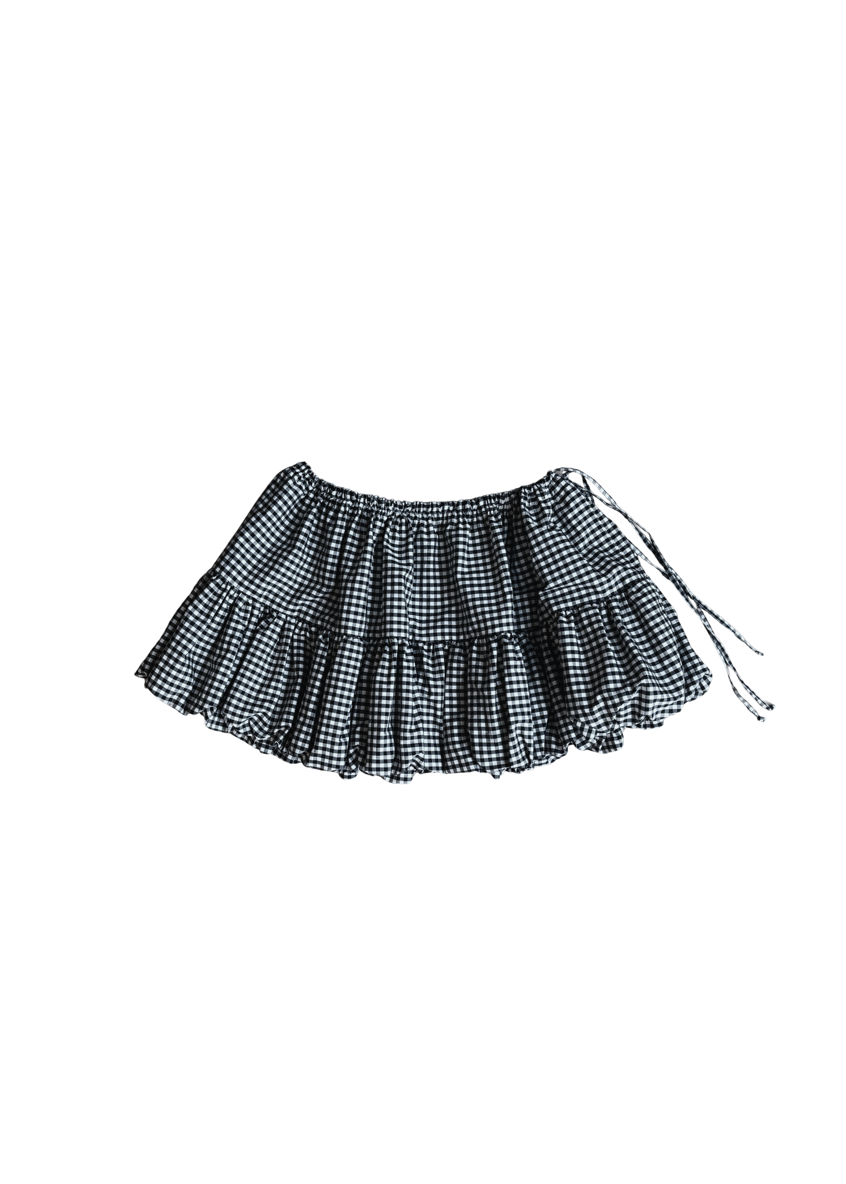 Catheclisma Miel Skirt Vichy Cotton Flat