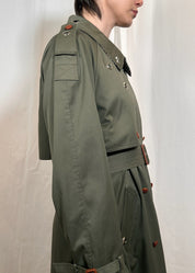 Celosia_Re Green Eyelet Trench