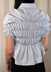 Short Espuma Shirt Blue Plaid (Short Sleeve)