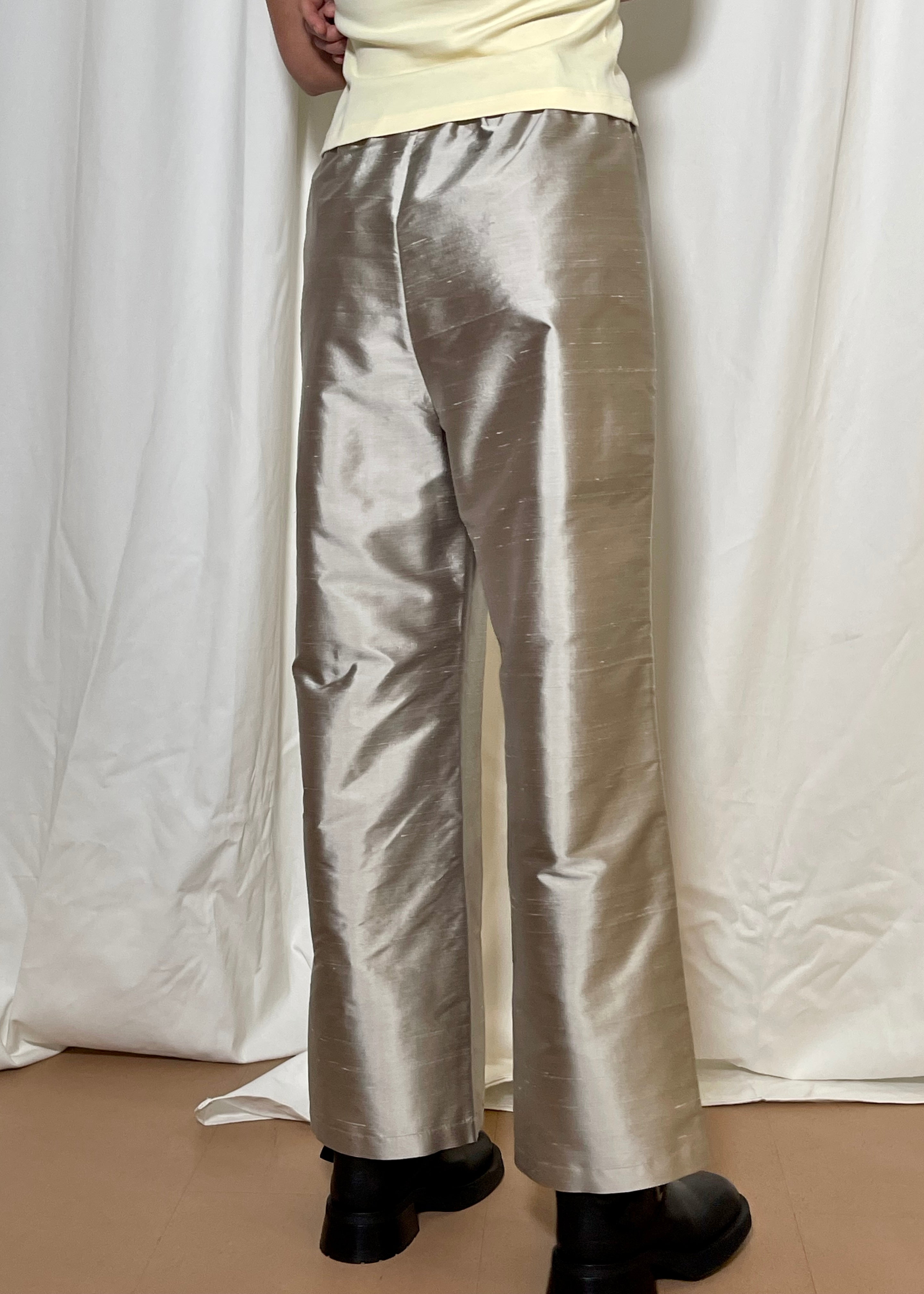 Lara Trousers in Silver