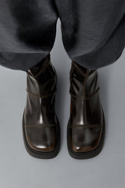 Dahlia Brushed Brown Boots