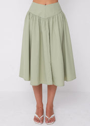 Deba Midi Skirt Pistachio