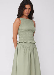 Deba Top Pistachio Peachy Den