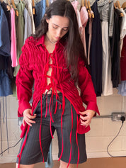 Long Espuma Shirt Cherry Red