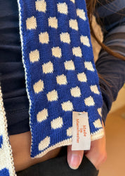 Dotty Scarf Cobalt