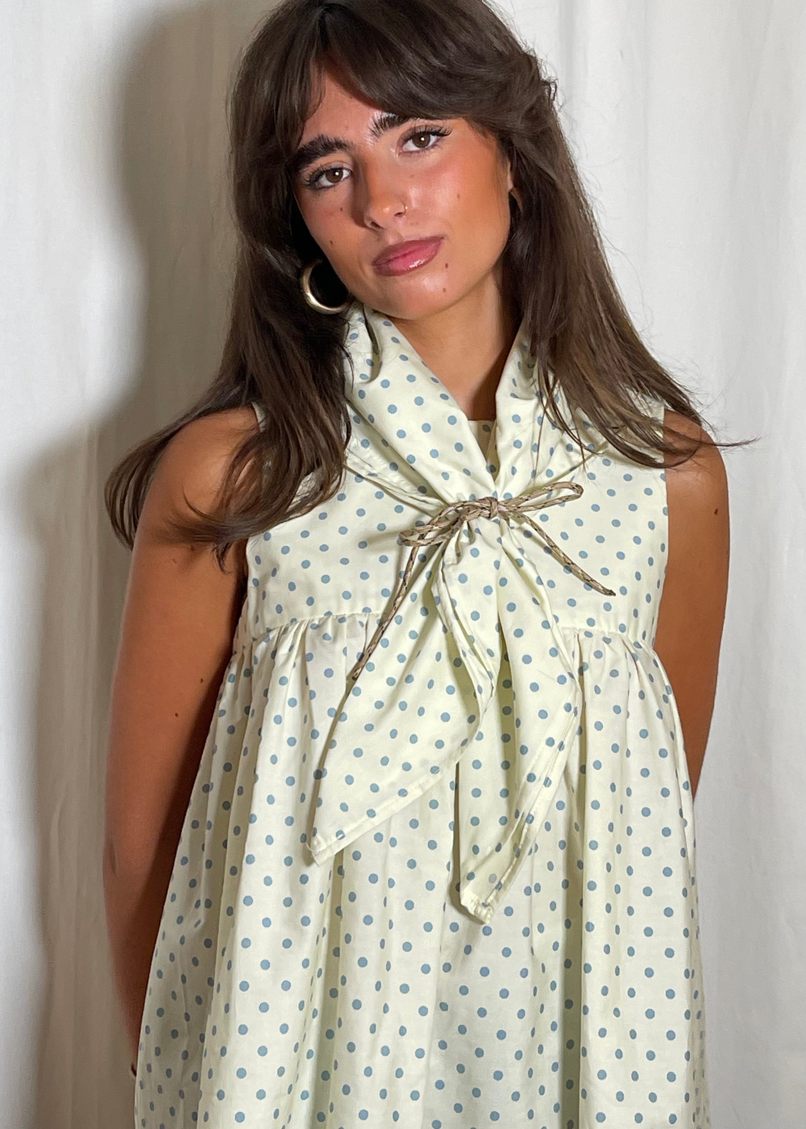 Thrills Top Yellow Dotty