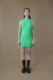 KITRI | Aubrey Mini Dress | Lime Green