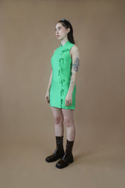 KITRI | Aubrey Mini Dress | Lime Green