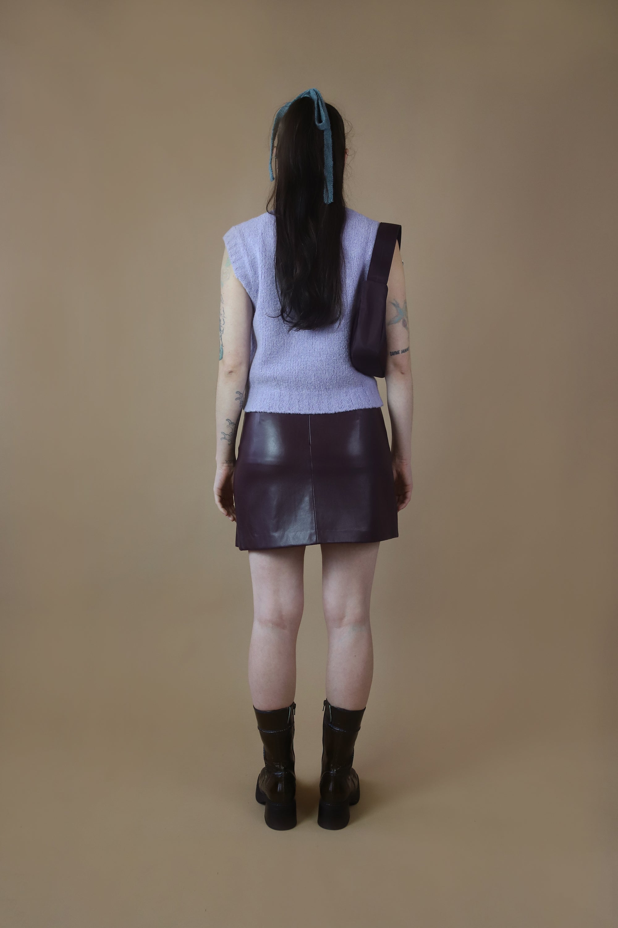 Swan Heart Vest | Purple & White Swan