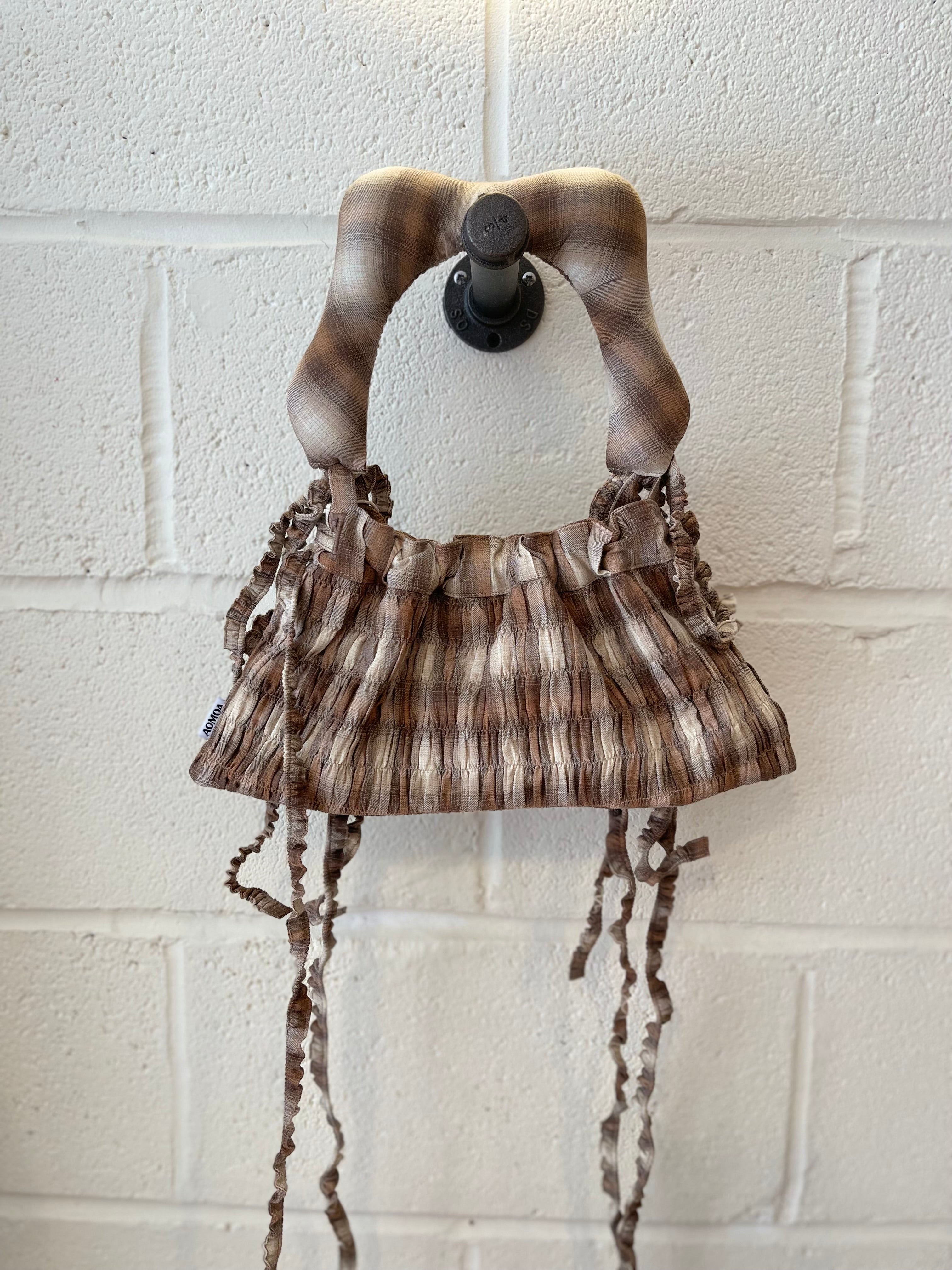 Baby Calendula Bag in Caffe Latte Plaid