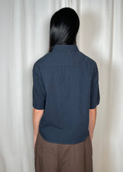 ESTUDIO1999 Bustier Shirt Navy Back