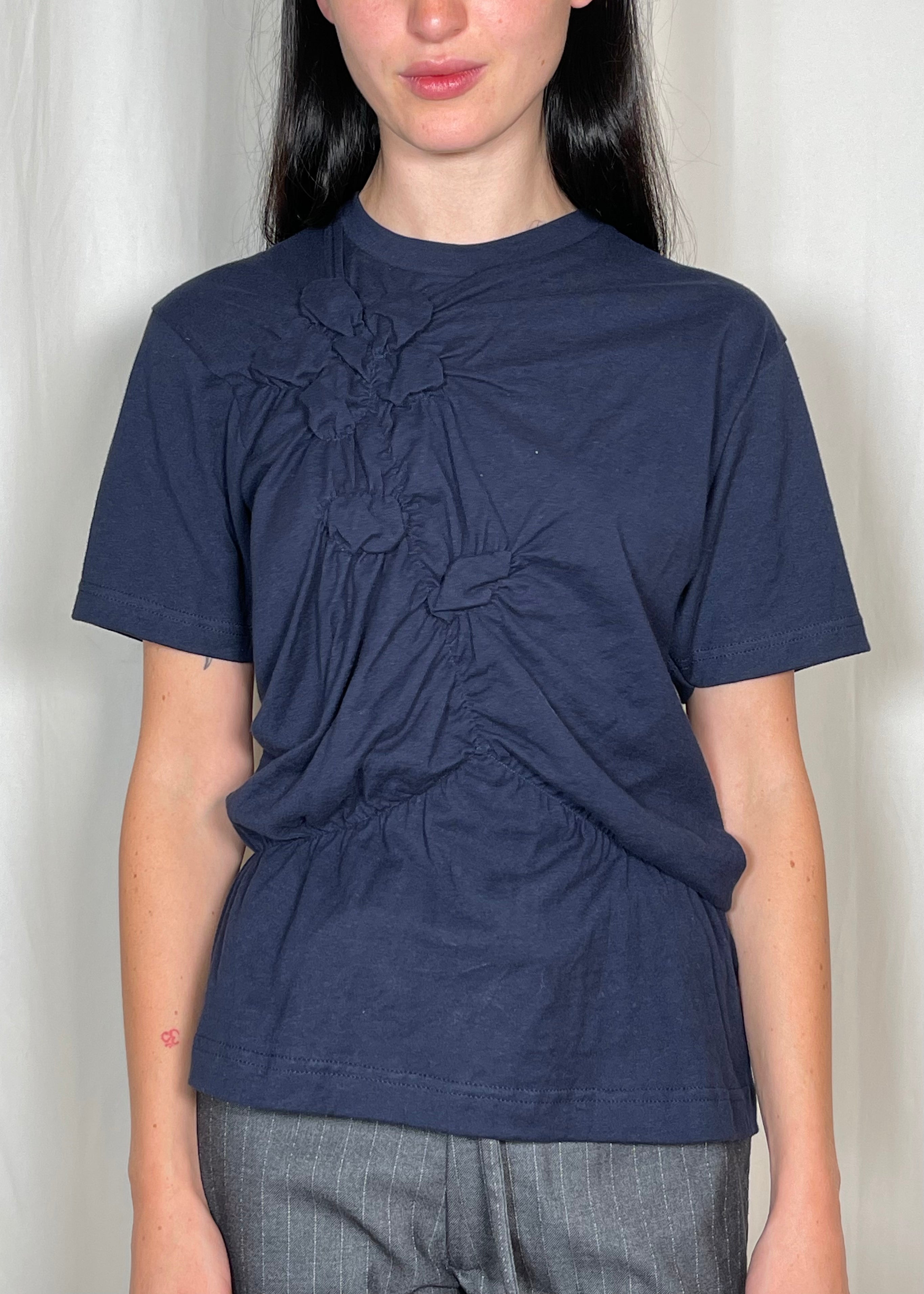 ESTUDIO1999 Ramos TShirt Navy Close Up