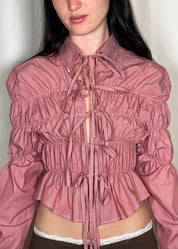 ESTUDIO1999 Short Espuma Shirt Red Detail
