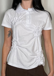 Estudio1999 Flor Polo White Detail