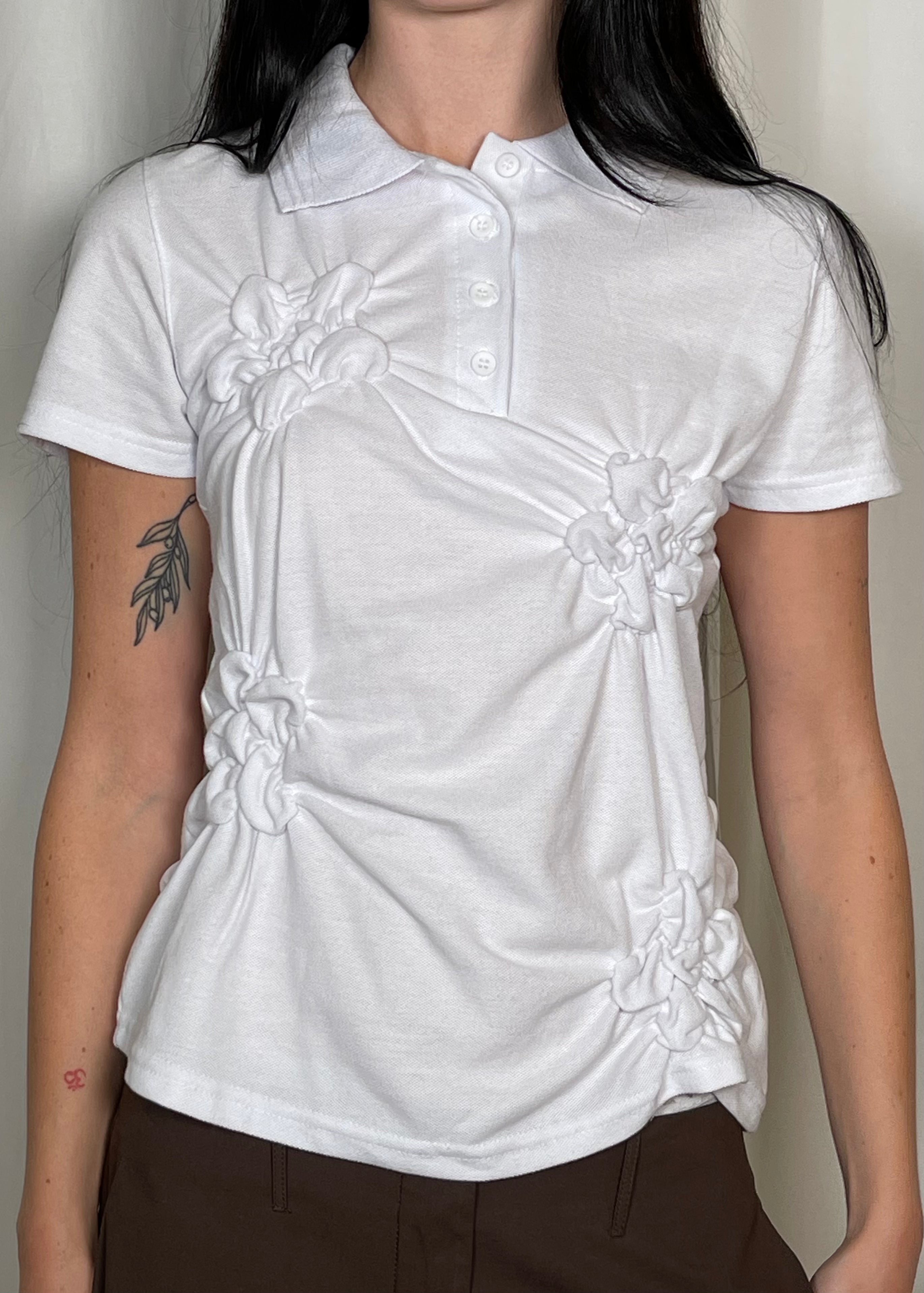 Estudio1999 Flor Polo White Detail