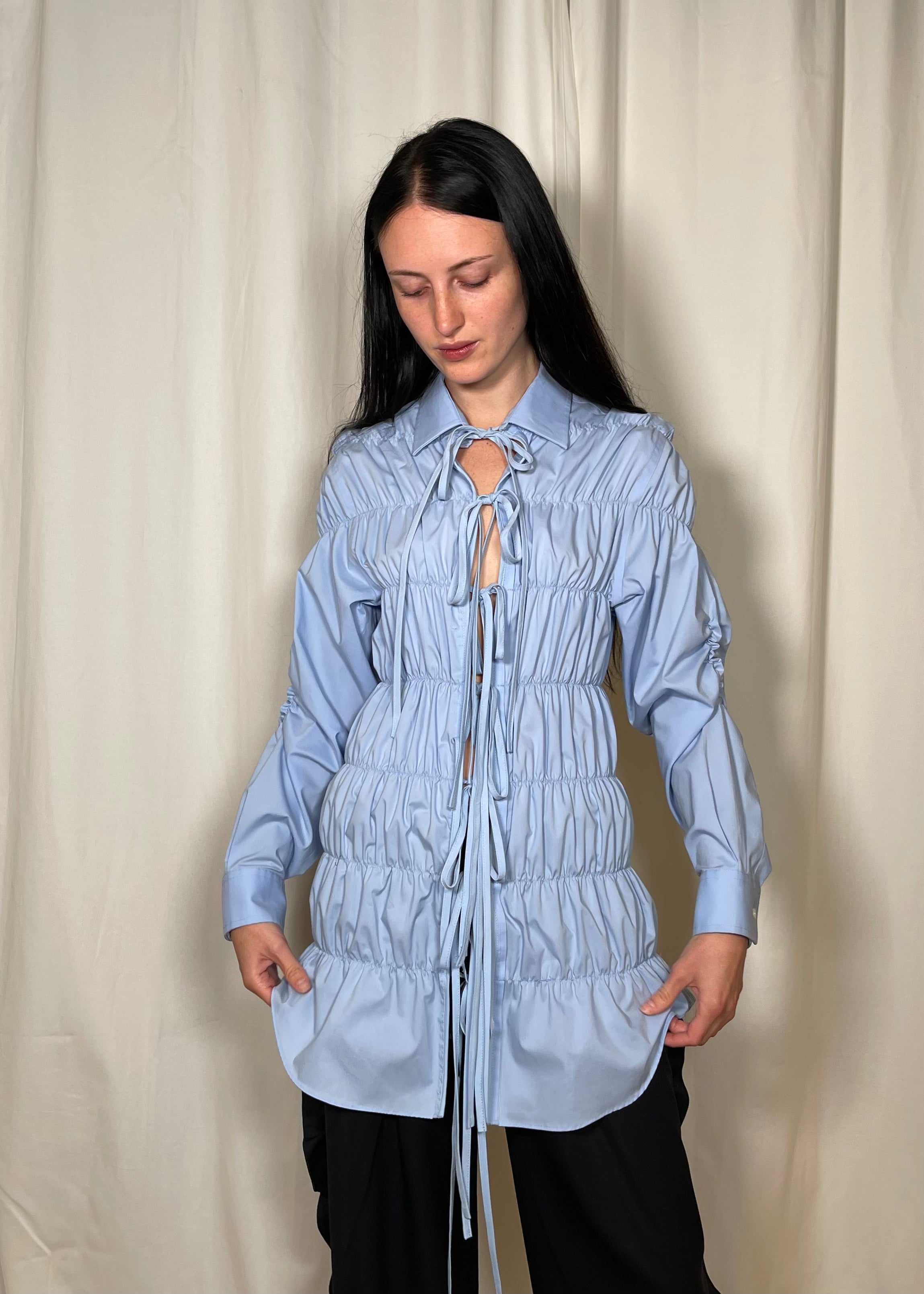 Estudio1999 Long Espuma Shirt Baby Blue 