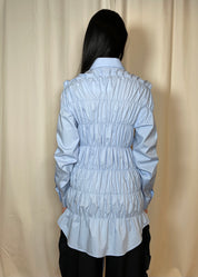 Estudio1999 Long Espuma Shirt Baby Blue Back