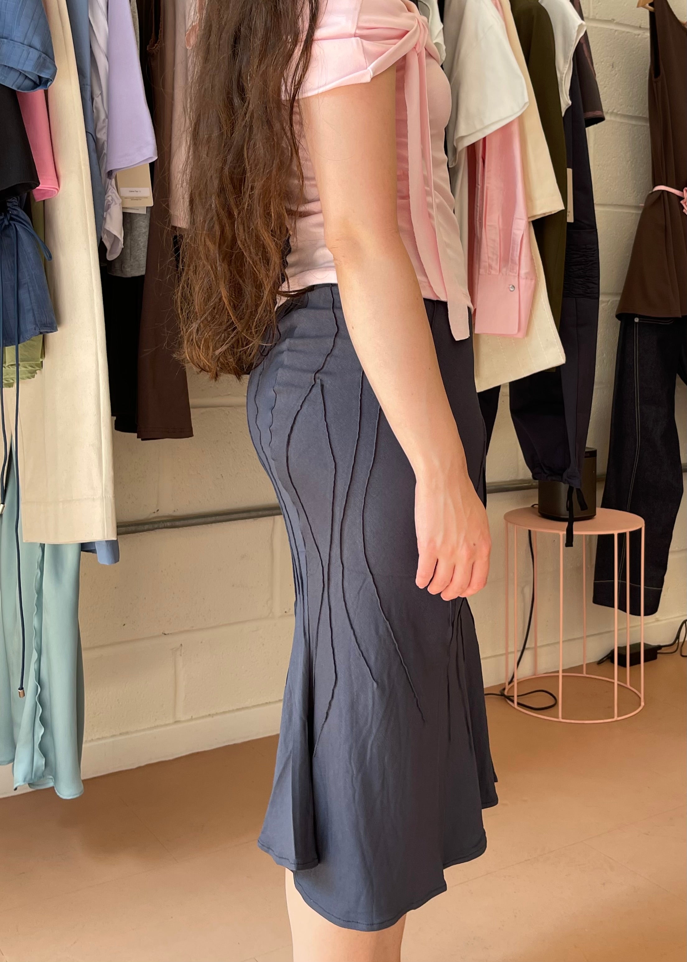 Figure Skirt Navy