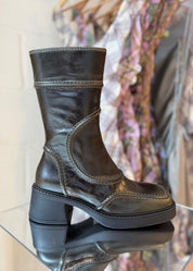 Malene Khaki Ankle Boots