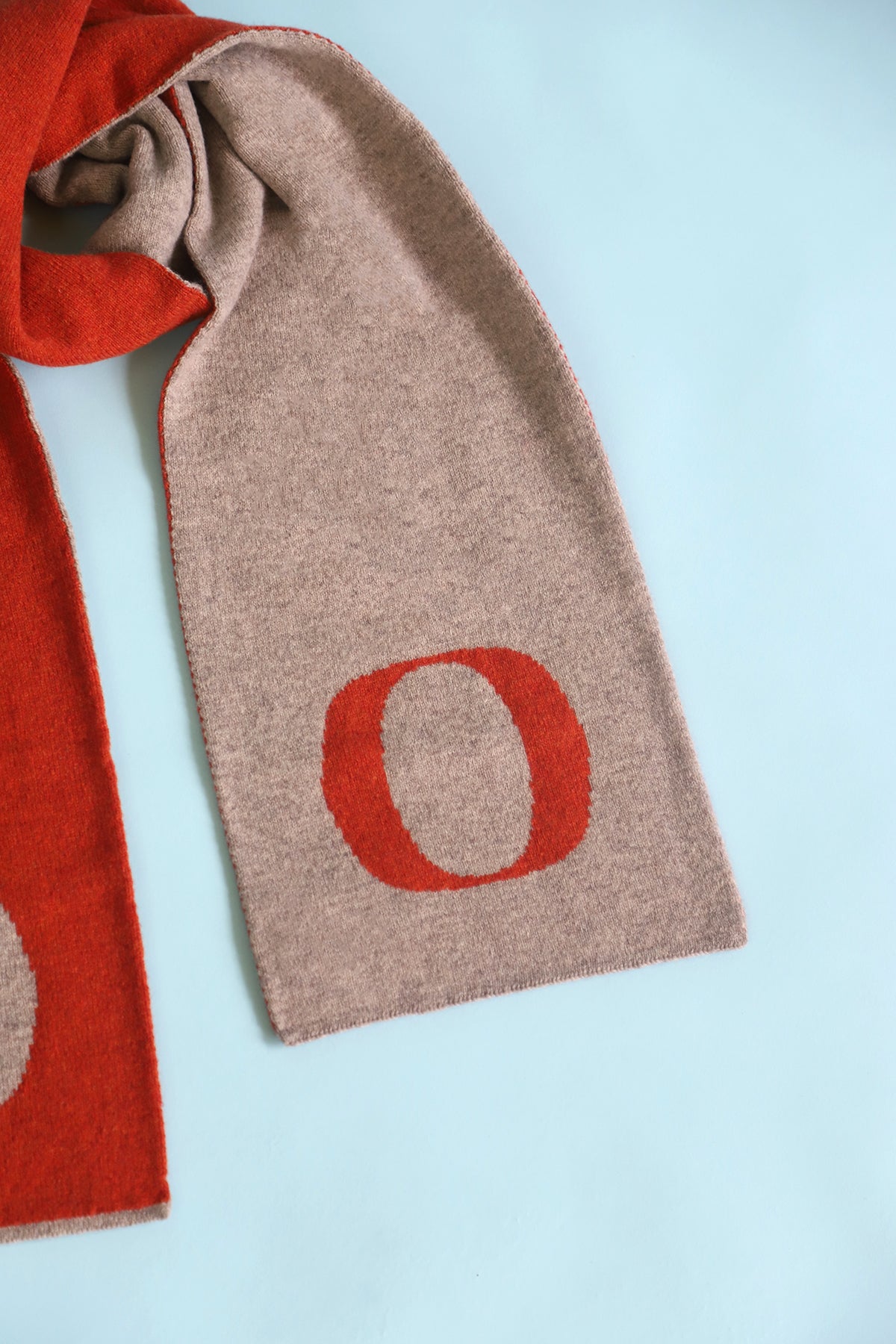 Alphabet Scarf | O