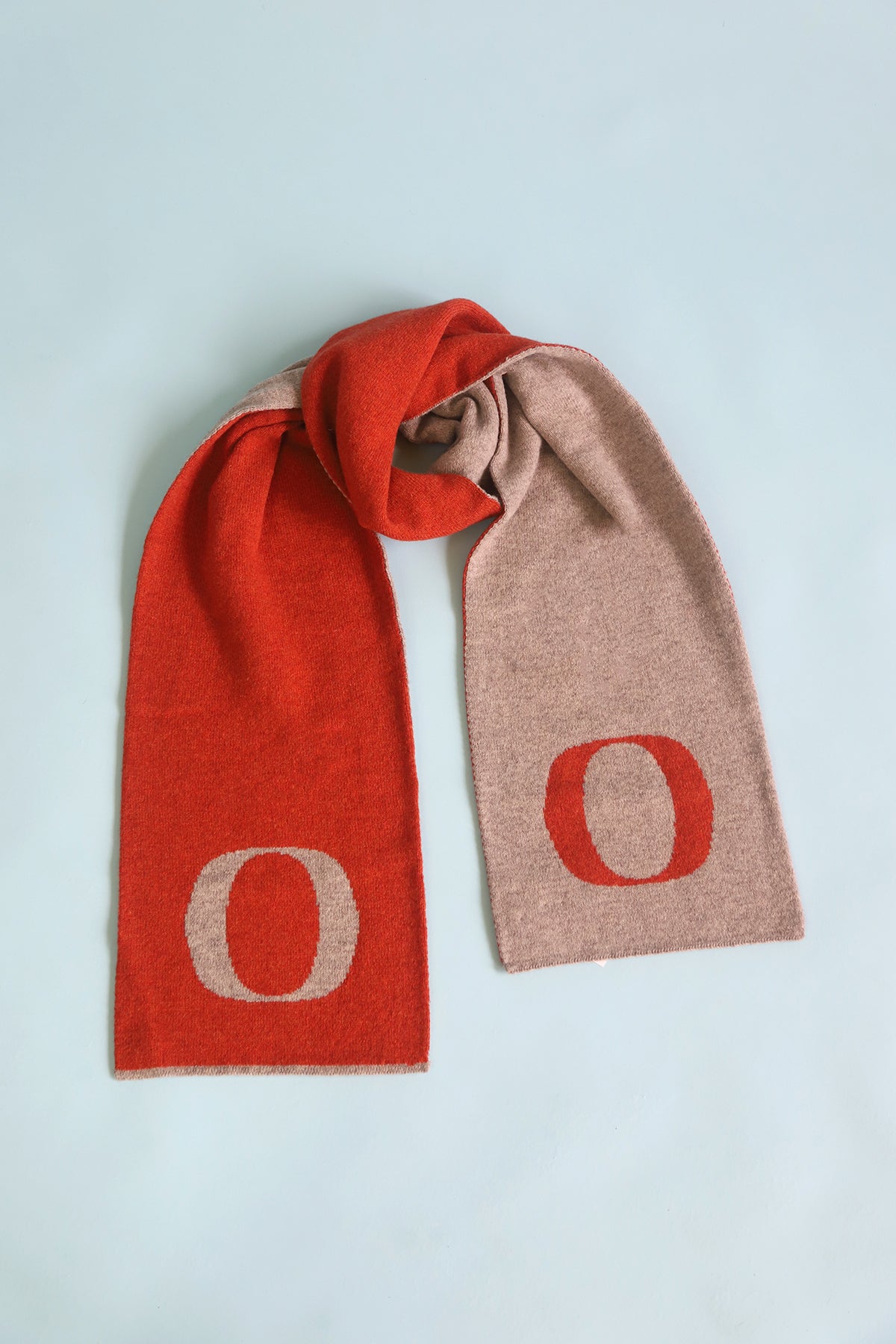 Alphabet Scarf | O