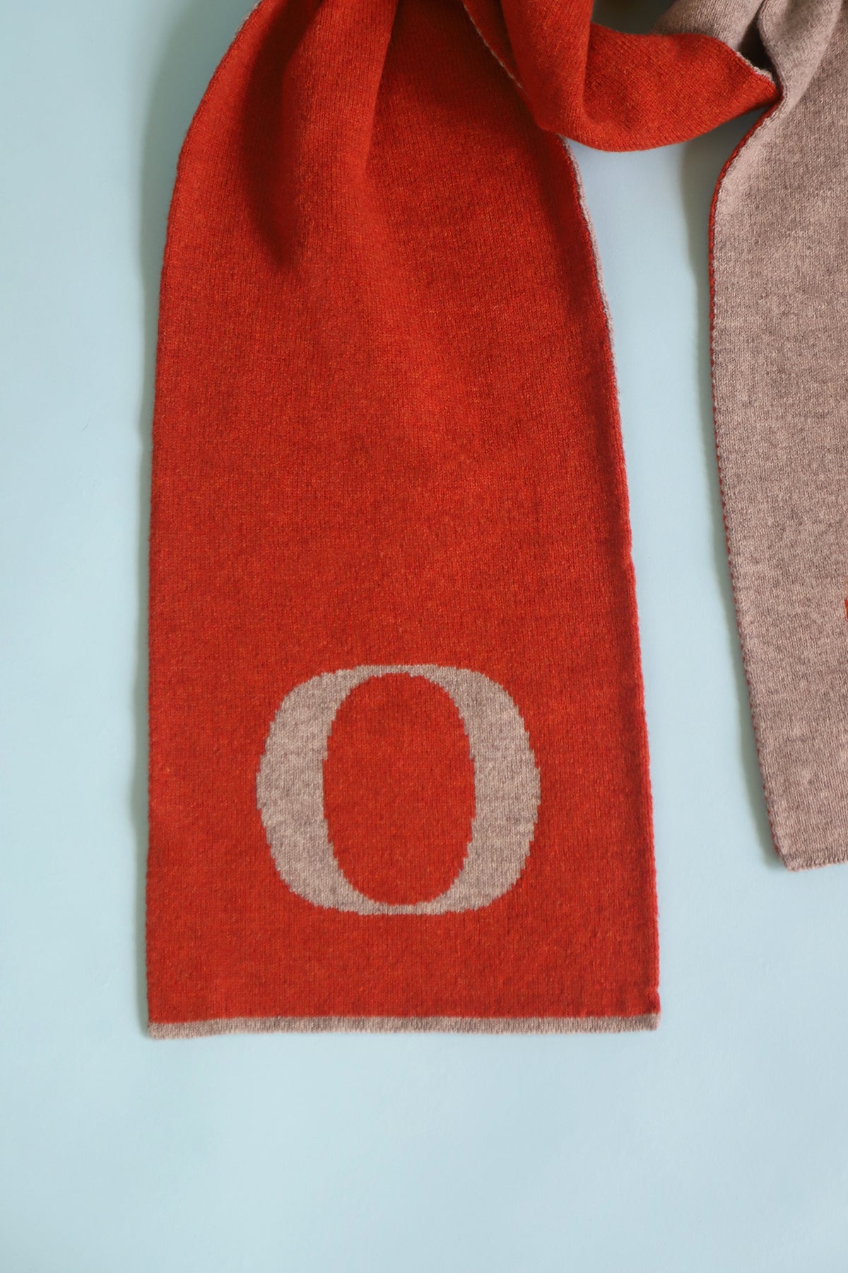 Alphabet Scarf | O