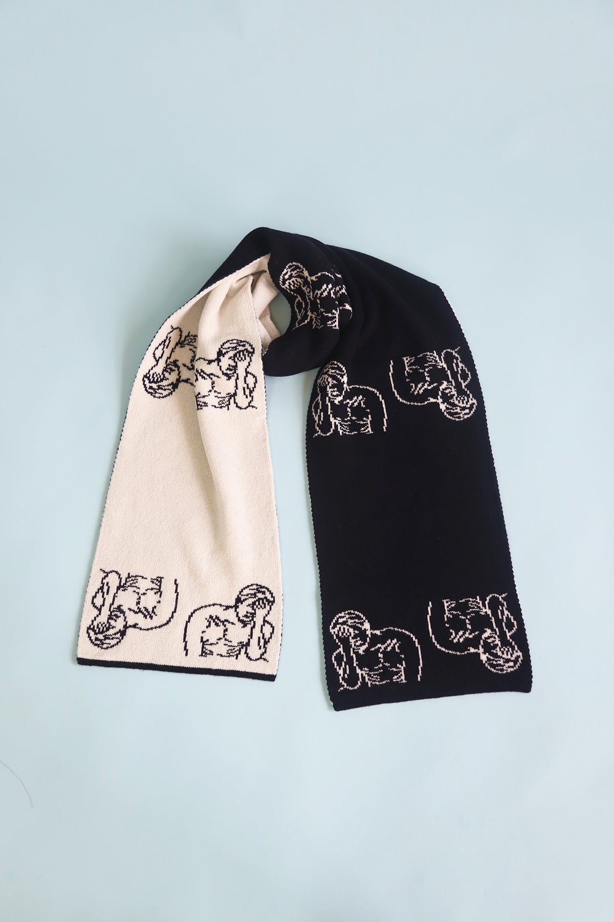 Hades  | Hades Scarf | Navy & White