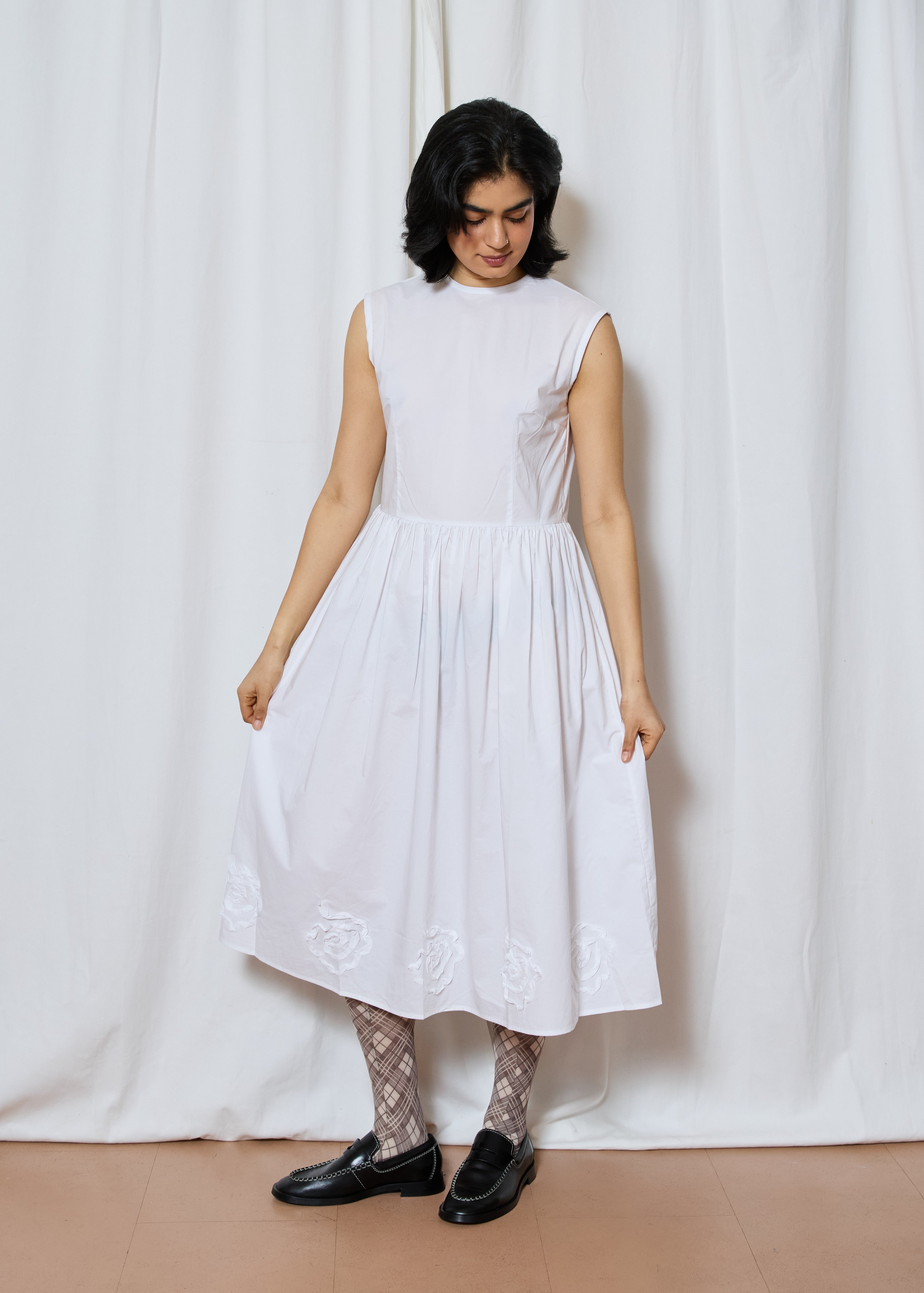 Ellis Dress White