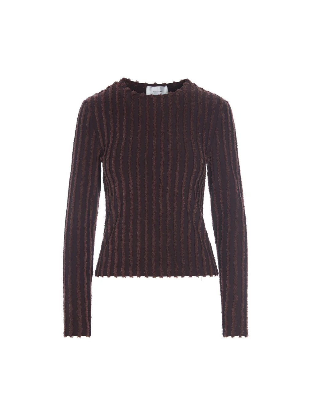 Roberta Long Sleeved Tee in Chocolate Truffle