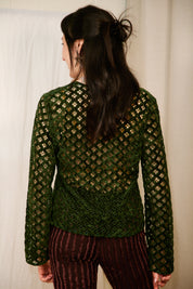 HOSBJERG_ROSALIA_TOP_FOREST_GREEN5_back view
