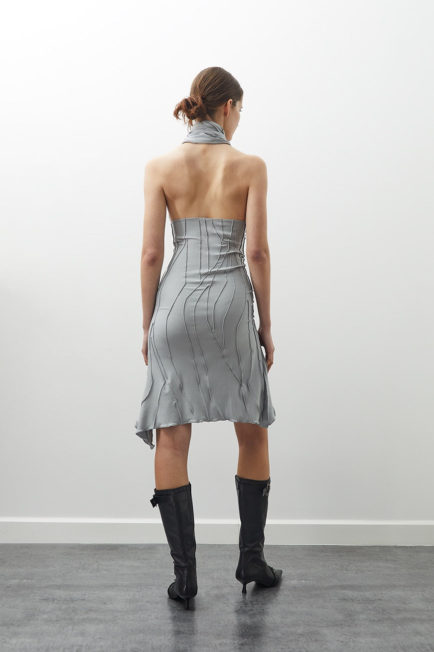 Hullu Dress Light Grey