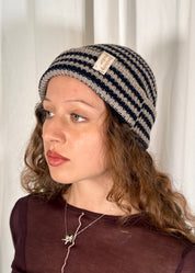 Billy Beanie | Navy Stripe
