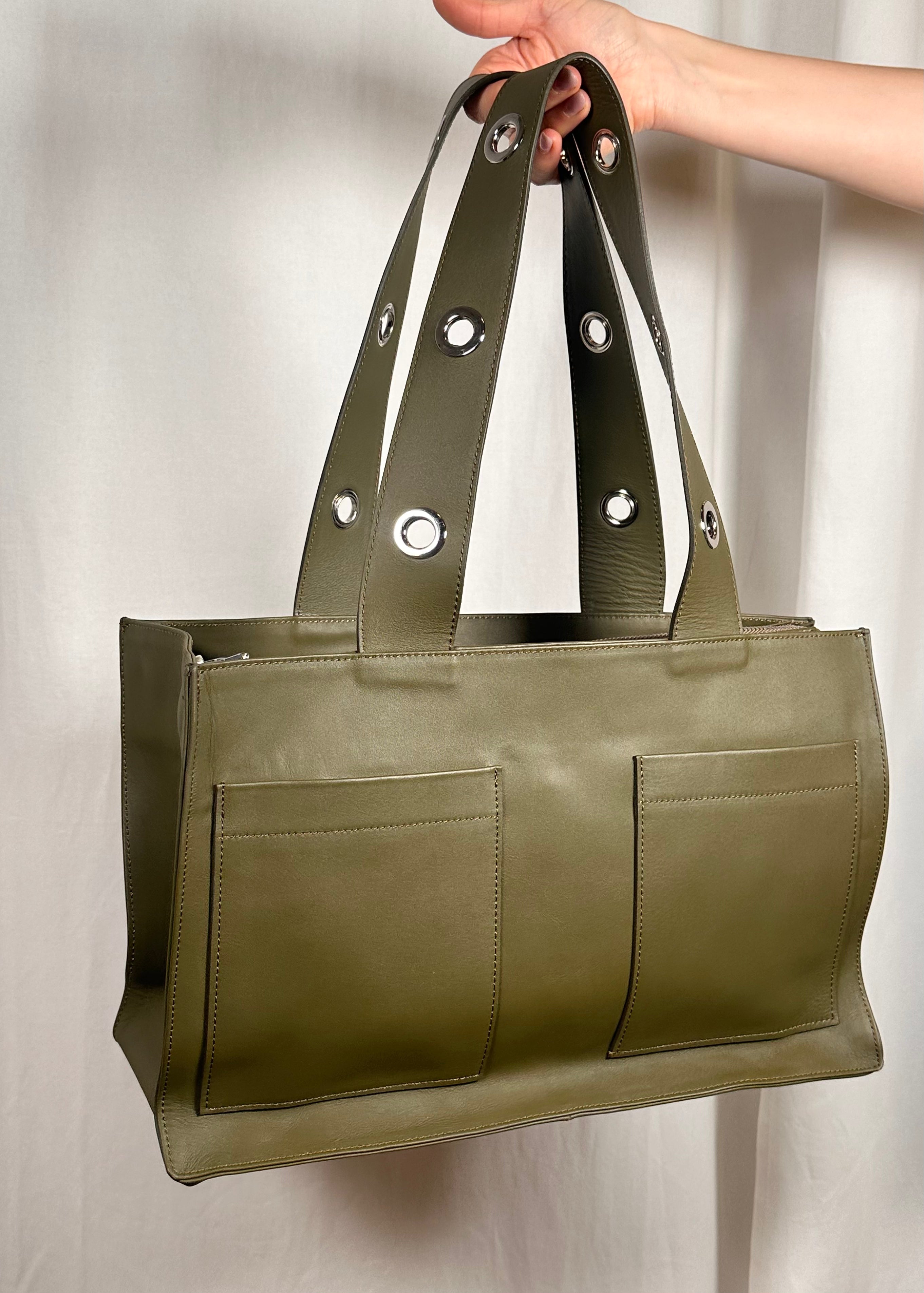 Muse Bag in Nappa Leather | Khaki