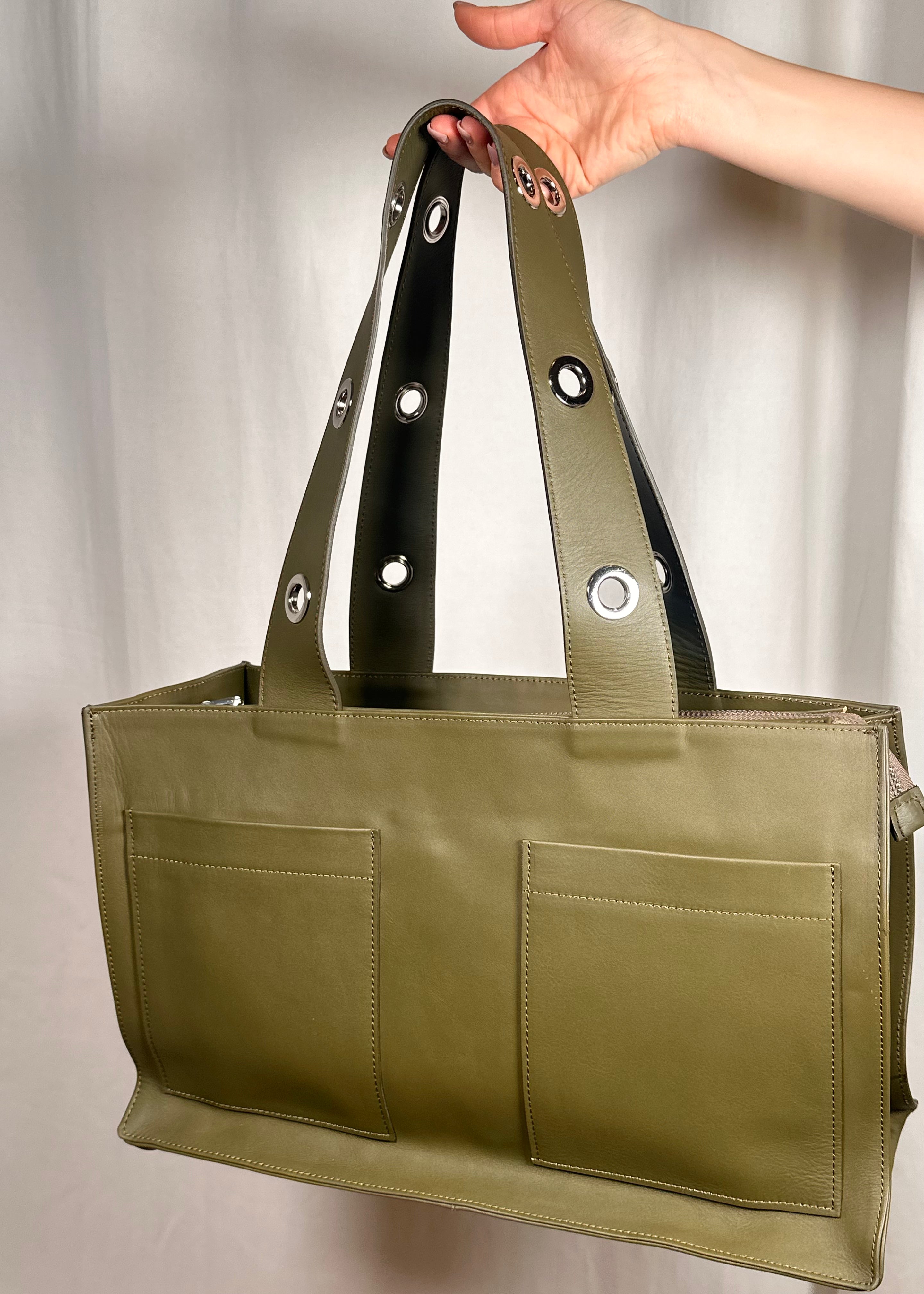 Muse Bag in Nappa Leather | Khaki
