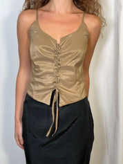 Gold Corset Top