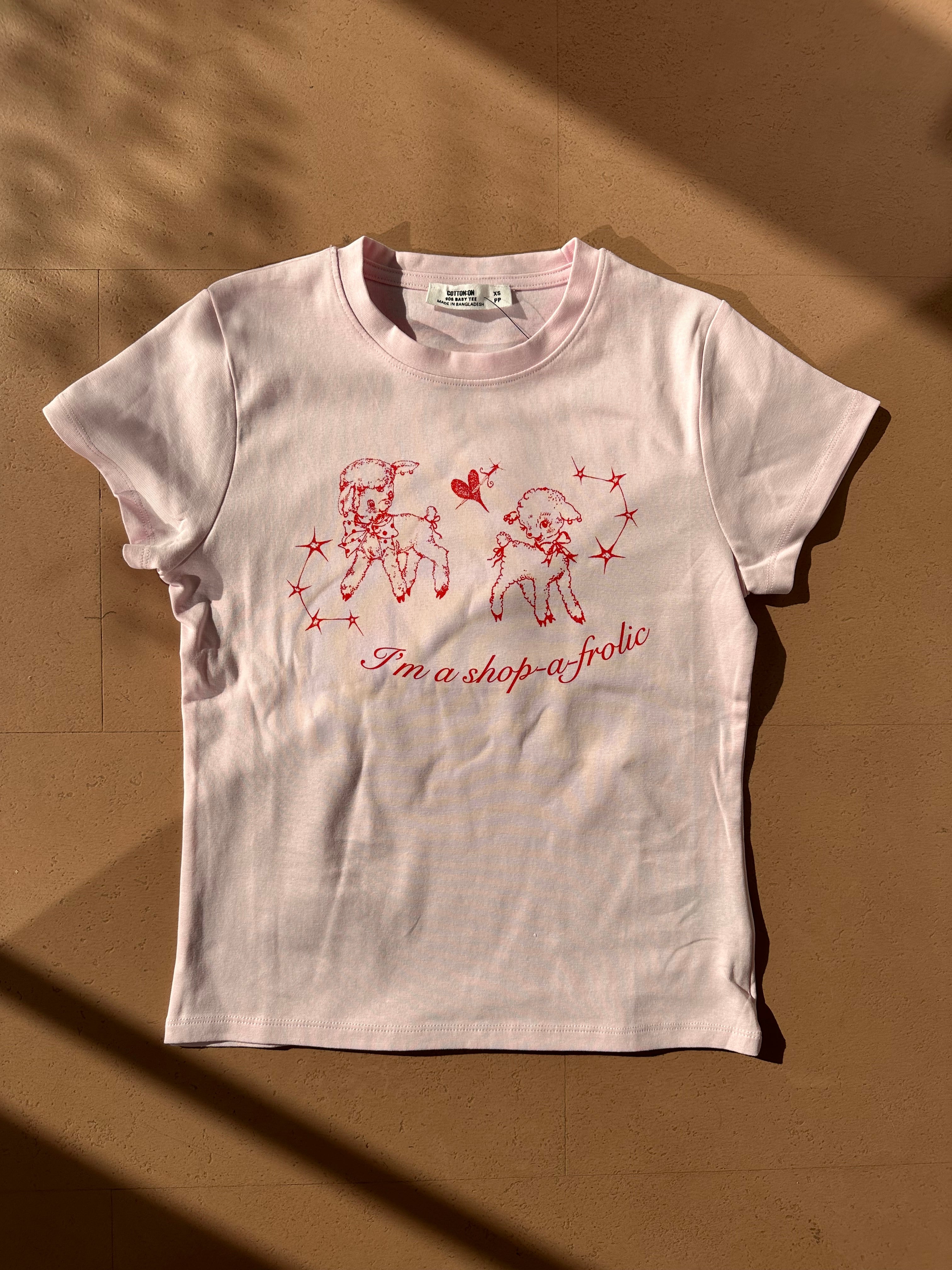 IM A SHOP-A-FROLIC BABY TEE SAILOR MAKOTO