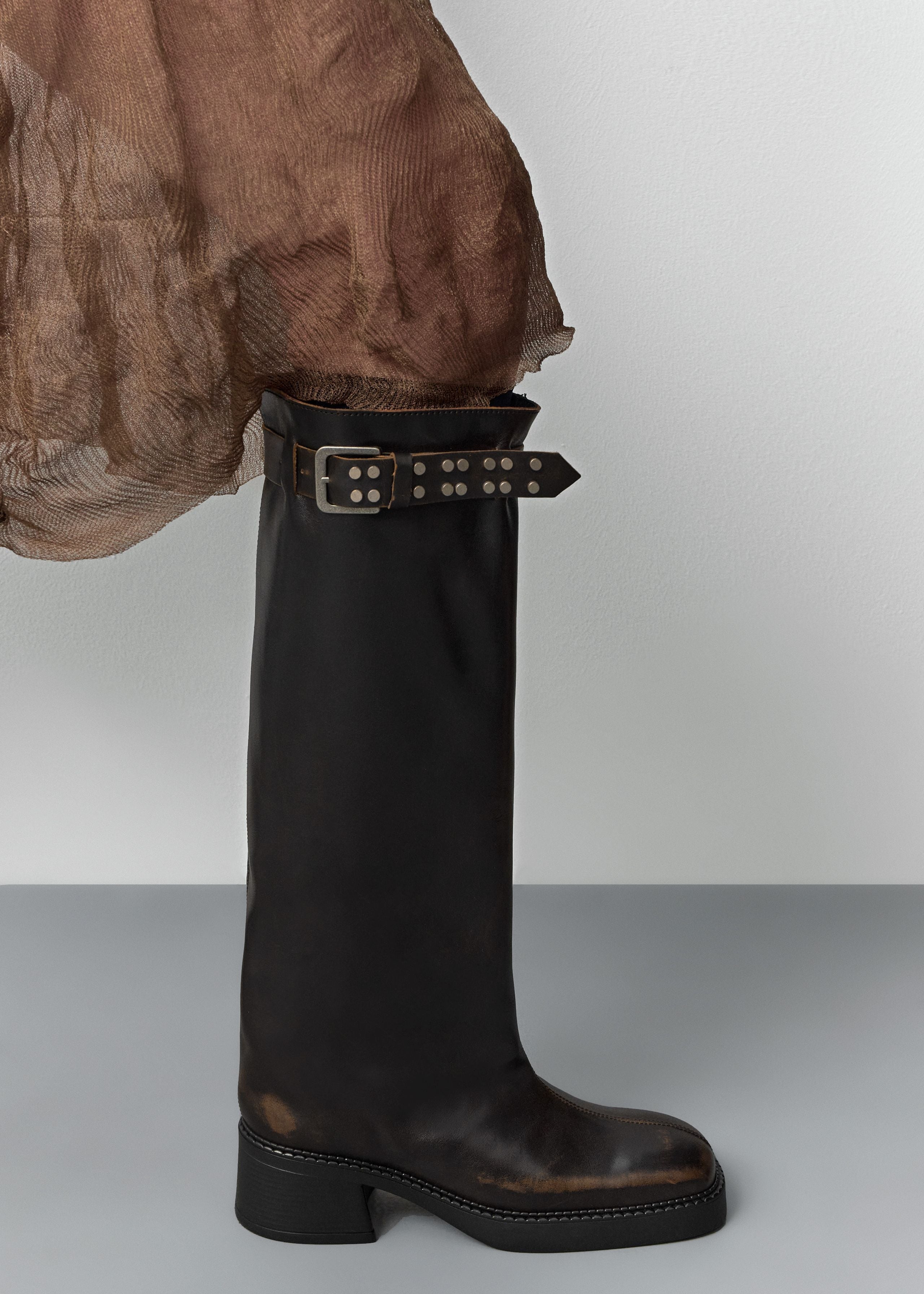 Kristen Brown Tall Boots