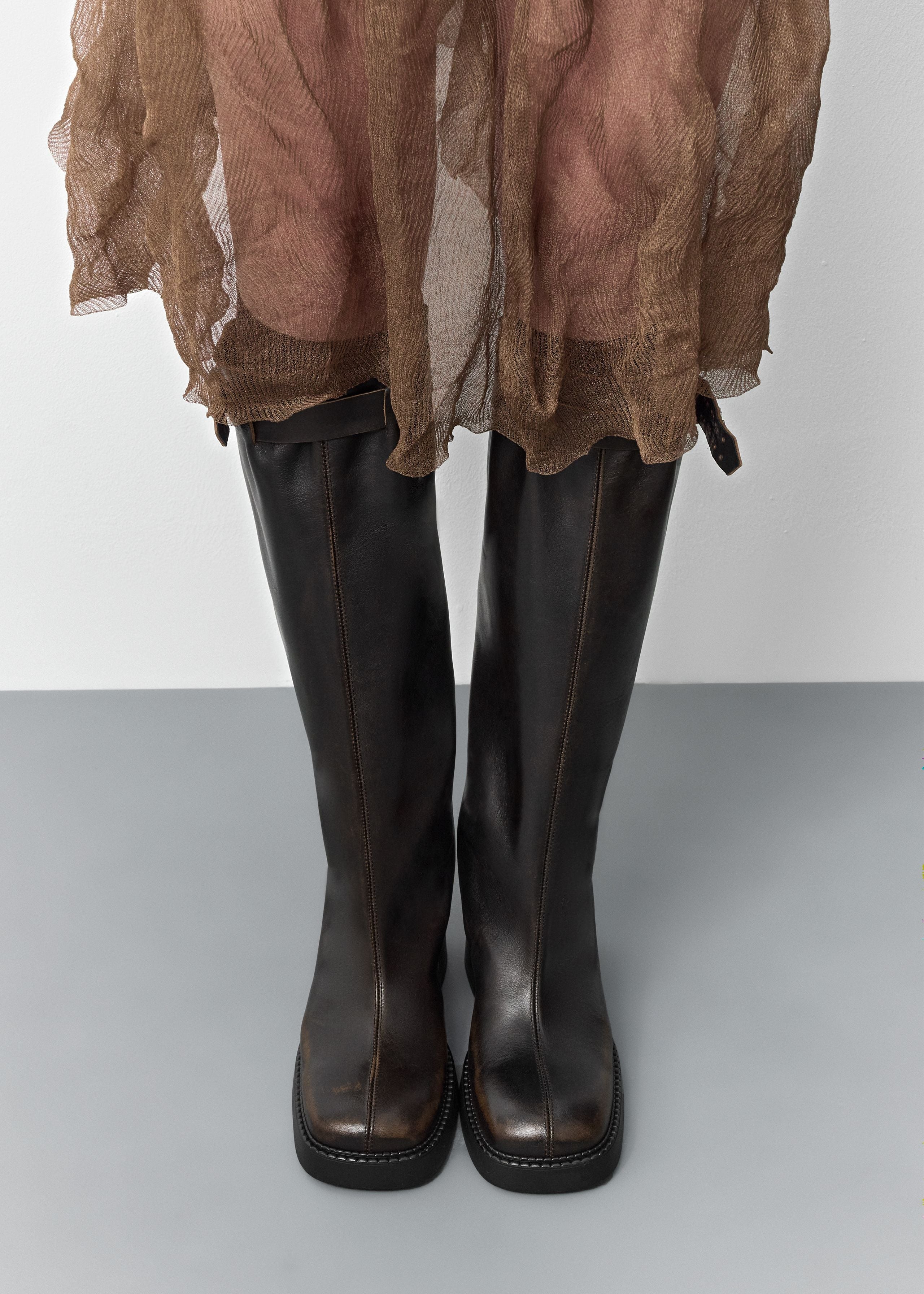 Kristen Brown Tall Boots