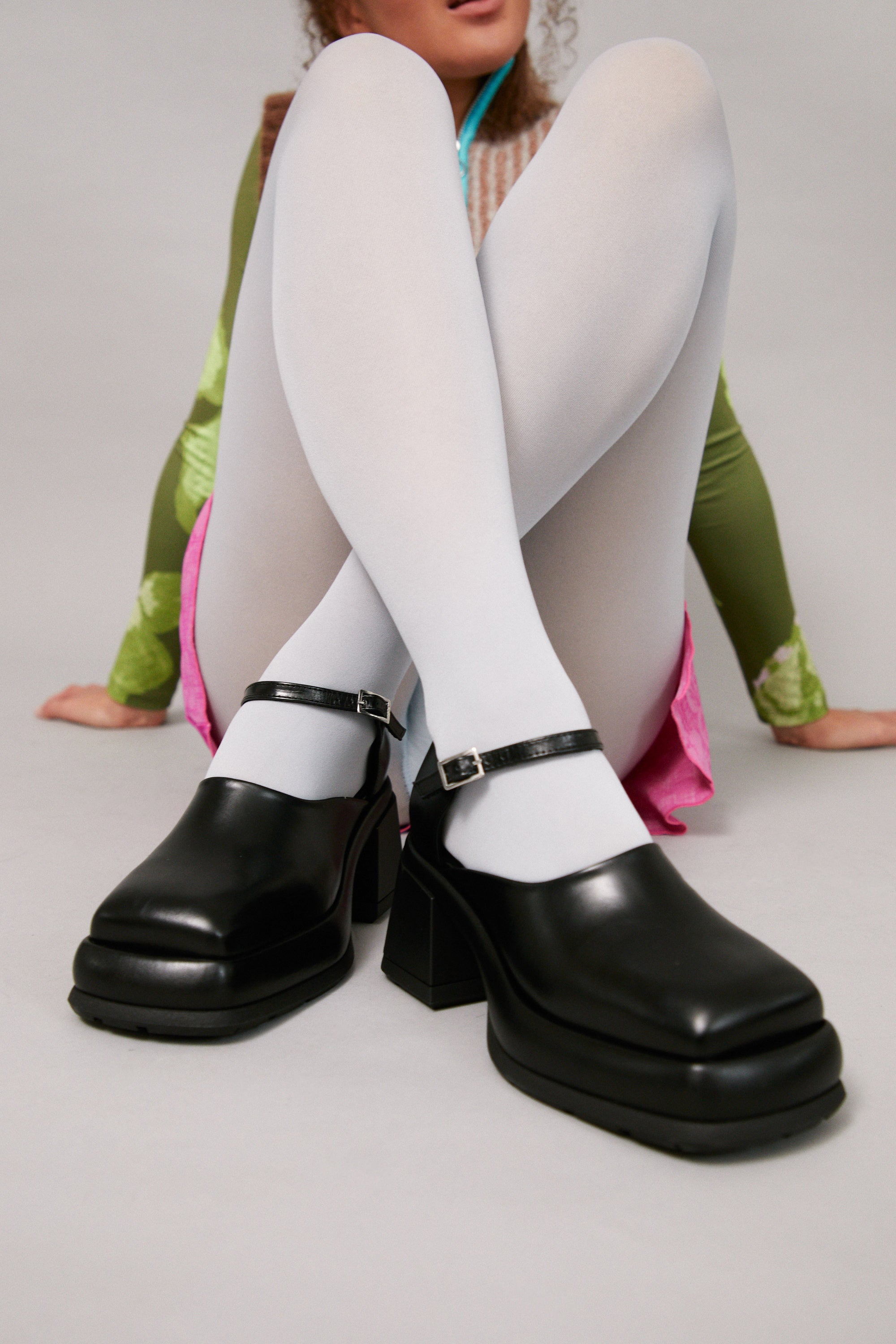 Lauren perrin dove blue tights 